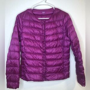Uniqlo Women's Purple Puffer Jacket